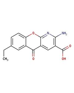 Astatech 2-AMINO-7-ETHYL-5-OXO-5H-CHROMENO[2,3-B]PYRIDINE-3-CARBOXYLIC ACID, 95.00% Purity, 50MG